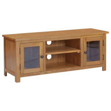 vidaXL tömör tölgyfa TV-szekrény 110 x 35 x 44 cm bútor