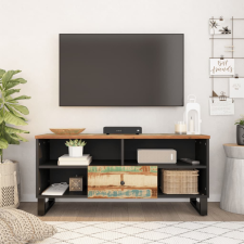 vidaXL tömör újrahasznosított és szerelt fa TV-szekrény 100x33x46 cm bútor