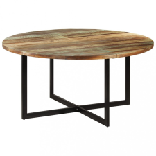 vidaXL Tömör újrahasznosított fa étkezőasztal 150 x 75 cm bútor