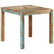 vidaXL tömör újrahasznosított fa étkezőasztal 82 x 80 x 76 cm bútor