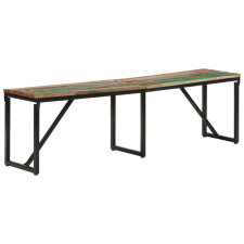 vidaXL tömör újrahasznosított fa pad 160 x 35 x 46 cm bútor