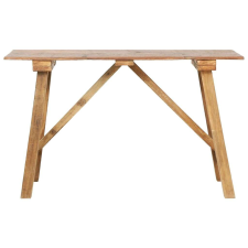 vidaXL Tömör újrahasznosított fa tálalóasztal 130 x 40 x 80 cm bútor