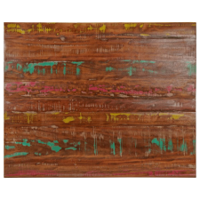 vidaXL tömör újrahasznosított fa téglalap alakú asztallap 100x80x3,8cm bútor