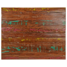 vidaXL tömör újrahasznosított fa téglalap alakú asztallap 100x80x3,8cm bútor