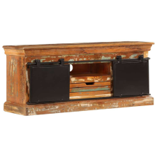 vidaXL tömör újrahasznosított fa TV-szekrény 110 x 30 x 45 cm bútor