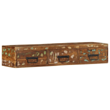vidaXL tömör újrahasznosított falra szerelhető TV-szekrény 100x30x19cm bútor