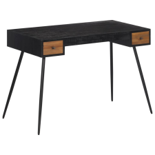 vidaXL tömör újrahasznosított tíkfa íróasztal 117 x 56,5 x 75 cm íróasztal