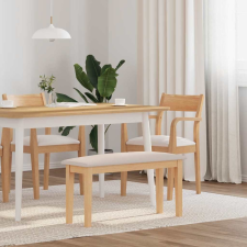 vidaXL tömörfa gumiból pad 90 cm bútor