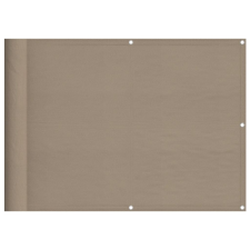 vidaXL tópszínű 100% oxford poliészter erkélyparaván 75 x 800 cm (4000236) kerti bútor