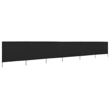 vidaXL tópszínű 6-paneles szövet szélfogó 800 x 80 cm (47172) kerti bútor