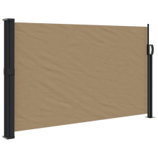 vidaXL tópszínű behúzható oldalsó napellenző 120 x 600 cm kerti bútor