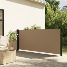 vidaXL tópszínű behúzható oldalsó napellenző 140 x 300 cm kerti bútor