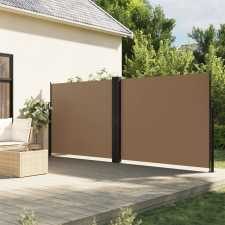vidaXL tópszínű behúzható oldalsó napellenző 180 x 1200 cm kerti bútor
