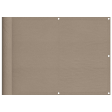 vidaXL tópszínű erkélyparaván 100% oxford poliészter 75 x 700 cm (4000235) kerti bútor