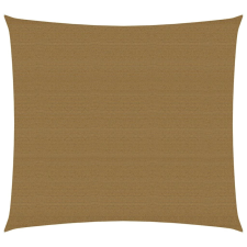 vidaXL tópszínű HDPE napvitorla 160 g/m² 3 x 3 m kerti bútor