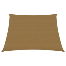 vidaXL tópszínű HDPE napvitorla 160 g/m² 4/5 x 3 m kerti bútor