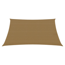 vidaXL tópszínű HDPE napvitorla 160 g/m² 4 x 4 m kerti bútor