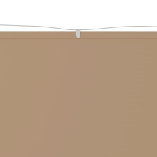 vidaXL tópszínű oxford-szövet függőleges napellenző 60 x 1000 cm (148400) kerti bútor