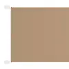 vidaXL tópszínű oxford-szövet függőleges napellenző 60 x 1200 cm