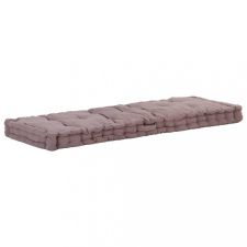 vidaXL Tópszínű pamut raklappadló-párna 120 x 40 x 7 cm (48681) lakástextília