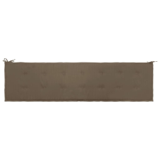 vidaXL tópszínű párna kerti padhoz 200 x 50 x 3 cm kerti bútor