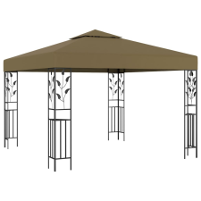 vidaXL tópszínű pavilon 3 x 3 m 180 g/m² kerti bútor