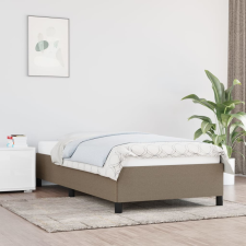 vidaXL tópszínű szövet ágykeret 100x200 cm ágy és ágykellék