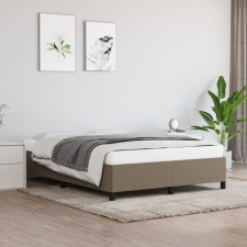 vidaXL Tópszínű szövet ágykeret 140x200 cm ágy és ágykellék