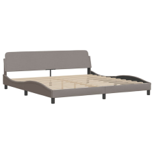 vidaXL tópszínű szövet ágykeret fejtámlával 200x200 cm (373249) ágy és ágykellék