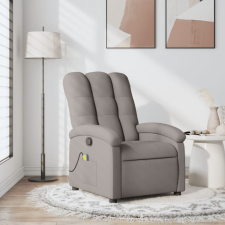 vidaXL tópszínű szövet dönthető masszázsfotel masszázsfotel