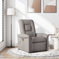 vidaXL tópszínű szövet dönthető masszázsfotel masszázsfotel