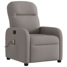 vidaXL tópszínű szövet dönthető masszázsfotel (4015539) masszázsfotel