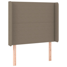 vidaXL tópszínű szövet fejtámla szárnyakkal 103x16x118/128 cm (3119294) ágy és ágykellék