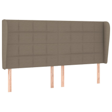 vidaXL tópszínű szövet fejtámla szárnyakkal 183x23x118/128 cm (3117974) ágy és ágykellék