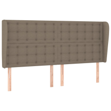 vidaXL tópszínű szövet fejtámla szárnyakkal 203x23x118/128 cm (3118416) ágy és ágykellék