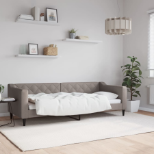 vidaXL tópszínű szövet kanapéágy 80 x 200 cm bútor