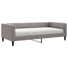 vidaXL tópszínű szövet kanapéágy matraccal 100 x 200 cm (3196568) ágy és ágykellék