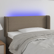 vidaXL tópszínű szövet LED-es fejtámla 103 x 16 x 78/88 cm ágy és ágykellék