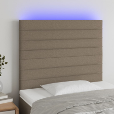 vidaXL tópszínű szövet LED-es fejtámla 80x5x118/128 cm ágy és ágykellék