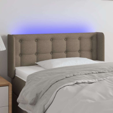 vidaXL tópszínű szövet LED-es fejtámla 83 x 16 x 78/88 cm ágy és ágykellék