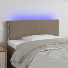 vidaXL tópszínű szövet LED-es fejtámla 90x5x78/88 cm ágy és ágykellék