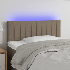 vidaXL tópszínű szövet LED-es fejtámla 90x5x78/88 cm ágy és ágykellék
