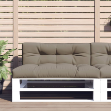 vidaXL tópszínű szövet raklappárna 120 x 40 x 12 cm lakástextília
