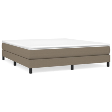 vidaXL tópszínű szövet rugós ágy matraccal 180 x 200 cm (3144097) - Ágyak és ágykeretek ágy és ágykellék
