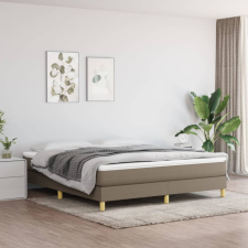 vidaXL tópszínű szövet rugós ágykeret 160x200 cm ágy és ágykellék