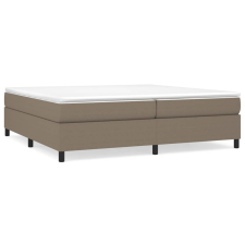 vidaXL tópszínű szövet rugós ágykeret 200x200 cm (3120890) ágy és ágykellék