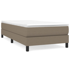 vidaXL tópszínű szövet rugós ágykeret 90 x 200 cm (3120488) ágy és ágykellék