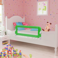 vidaXL Totyogó biztonsági ágykorlág 102 x 42 cm zöld bababiztonság