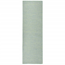 vidaXL türkizkék lapos szövésű kültéri szőnyeg 80 x 250 cm lakástextília