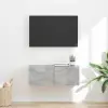  vidaXL TV Fali Szekrény Beton 78,5 x 31 x 29,5 cm Faanyag